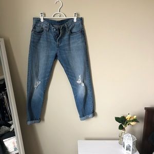 Levis button fly mid rise jeans - vintage
